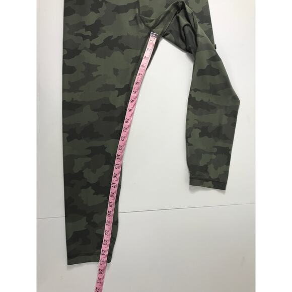 Lululemon Women's 10 Align High Rise Pant 25" Green Camo Leggings Athletic Yoga - Picture 10 of 10